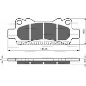 Placute de frana spate GOLDFREN 229 S3
