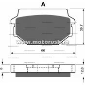 Placute de frana fata GOLDFREN 237 S3