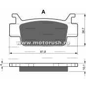 Placute de frana fata GOLDFREN 240 S3