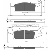 Placute de frana spate GOLDFREN 252 AD OFF-ROAD fata