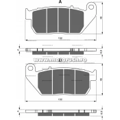 Placute de frana fata GOLDFREN 272 S3