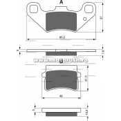 Placute de frana fata GOLDFREN 288 S33 OFF-ROAD