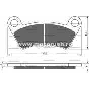 Placute de frana spate GOLDFREN 294 AD OFF-ROAD fata