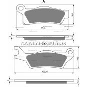 Placute de frana spate GOLDFREN 310 AD OFF-ROAD fata