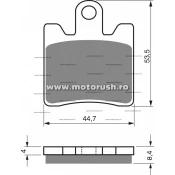Placute de frana fata GOLDFREN 326 S3 (1 set = 4 bucati)