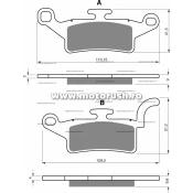 Placute de frana fata GOLDFREN 330 S3