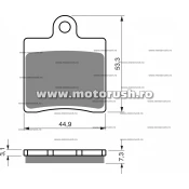 Placute de frana fata GOLDFREN 367 S3 (1 set = 4 bucati)