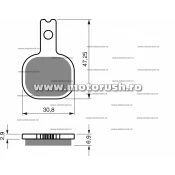 Placute de frana fata GOLDFREN 368 S3