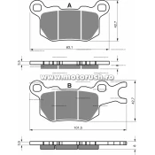 Placute de frana fata GOLDFREN 377 S3