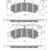 Placute de frana fata GOLDFREN 393 S3