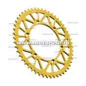 Foaie spate aluminiu JTA 460-51GLD Auriu / 51 dinti, pas 520 / JT Sprockets