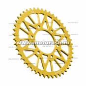 Foaie spate aluminiu JTA 478-46GLD Auriu / 46 dinti, pas 520 / JT Sprockets