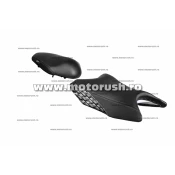 Scaun confort SHAD SHK0Z8300CH incalzita negru, cusaturi gri inchis